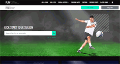 Desktop Screenshot of playfootball.net
