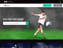Tablet Screenshot of playfootball.net